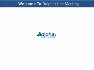 welcome to dolphin line marking