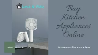 Buy Kitchen Appliances Online