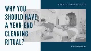 Why You Should Have a Year-End Cleaning Ritual presentation