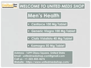 welcome to united meds shop