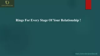 rings for every stage of your relationship