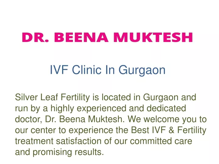 ivf clinic in gurgaon