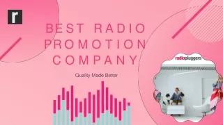 Best Radio Promotion Company