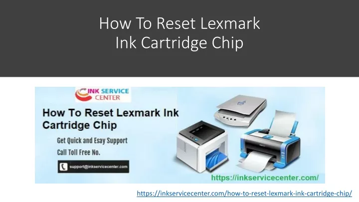 how to reset lexmark ink cartridge chip
