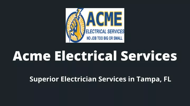 acme electrical services