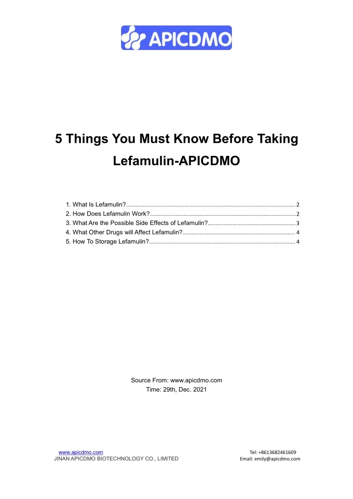 5 things you must know before taking