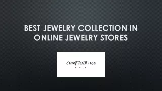 Best jewelry collection in online jewelry stores