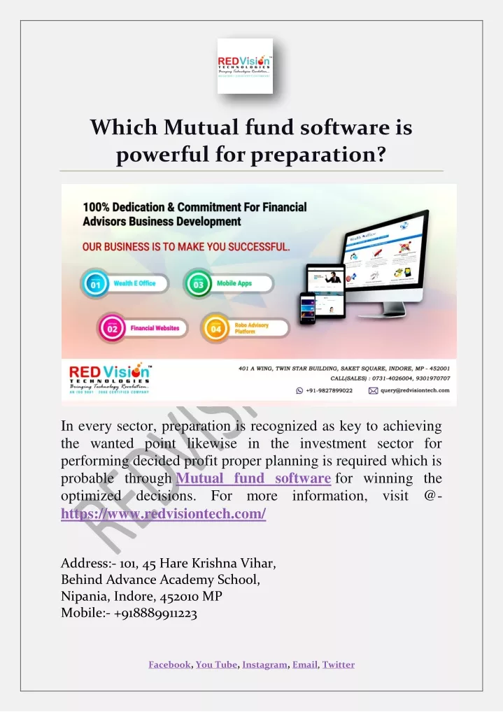 which mutual fund software is powerful