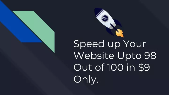 speed up your website upto 98 out of 100 in 9 only