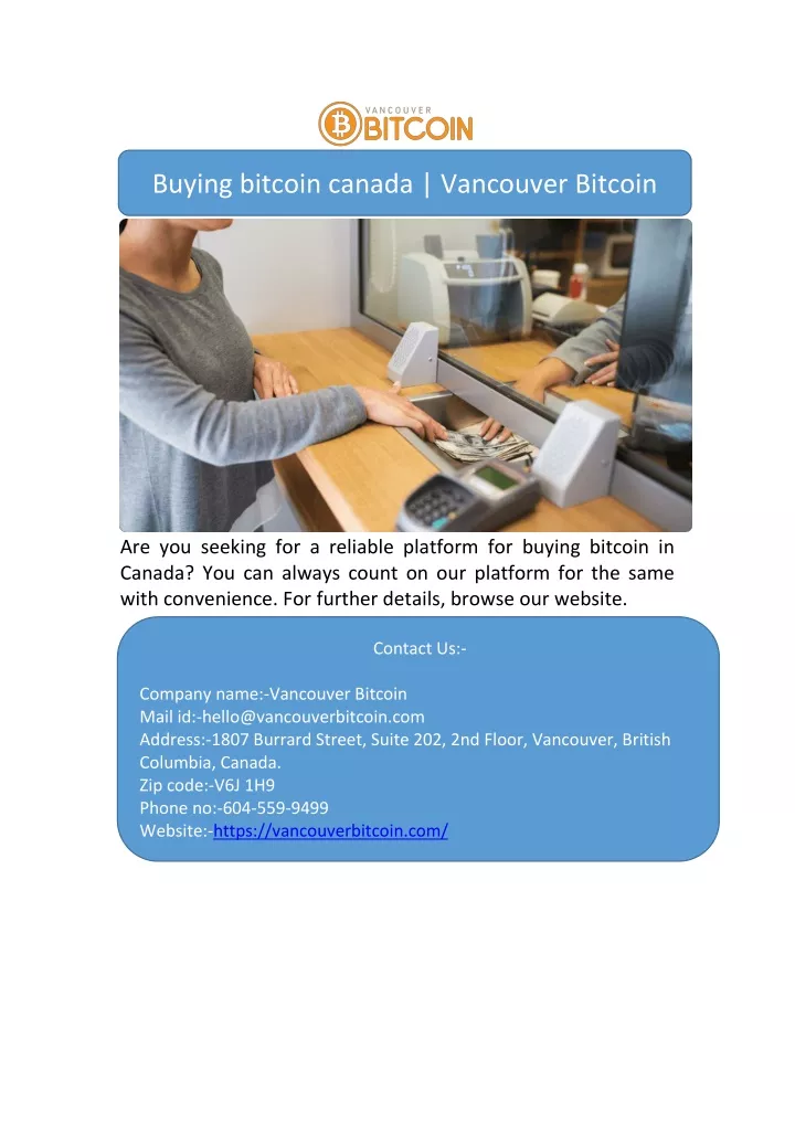 buying bitcoin canada vancouver bitcoin