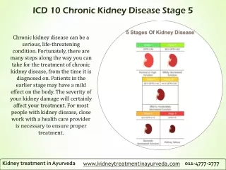 ICD 10 Chronic Kidney Disease Stage 5