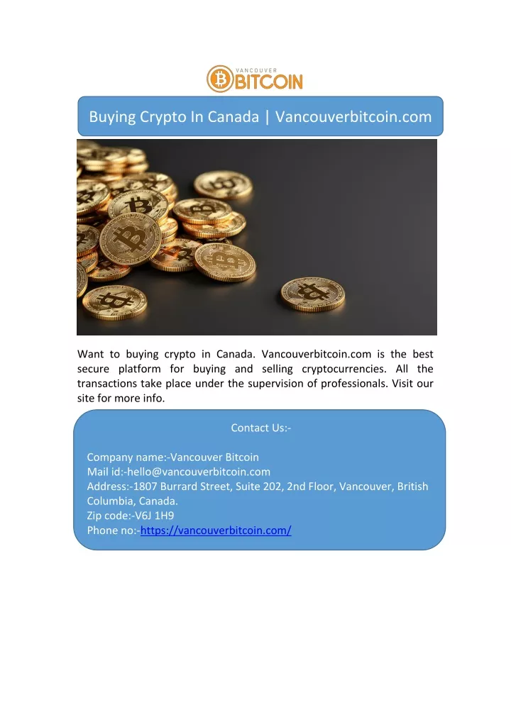 buying crypto in canada vancouverbitcoin com