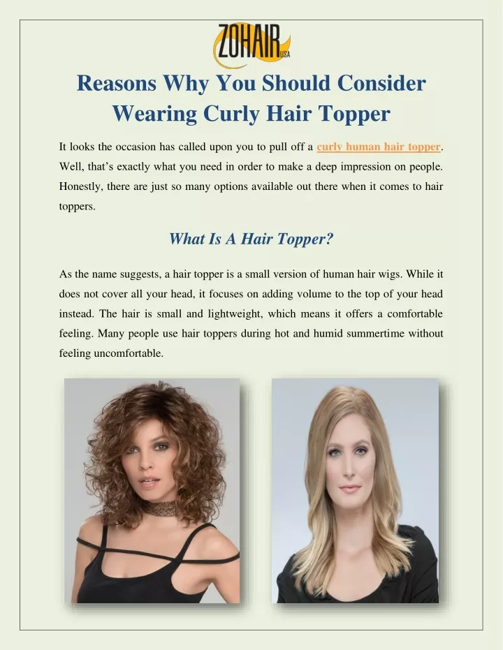 reasons why you should consider wearing curly