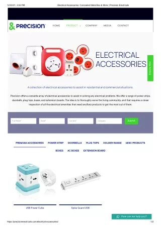 Electrical Accessories & Concealed Box-Precision Electricals