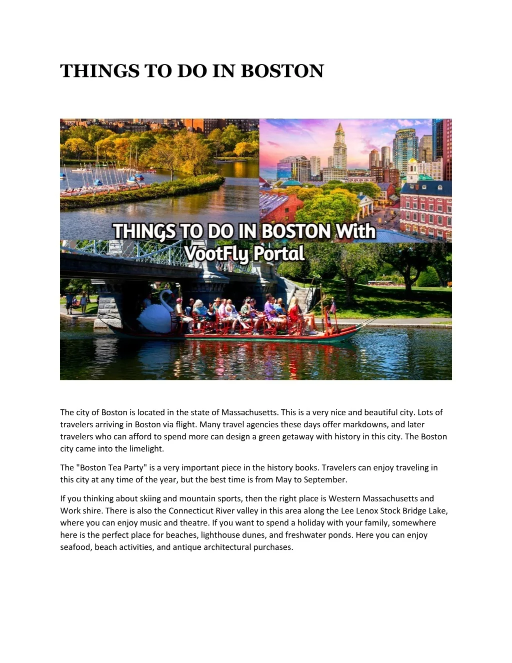 PPT - THINGS TO DO IN BOSTON PowerPoint Presentation, free download ...