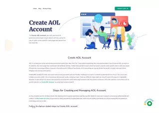 Create AOL Account