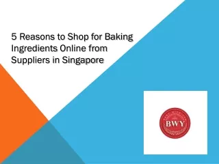 Some key points  Shop for Baking Ingredients Online