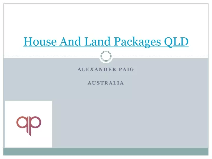 house and land packages qld