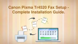canon pixma tr4520 fax setup complete installation guide