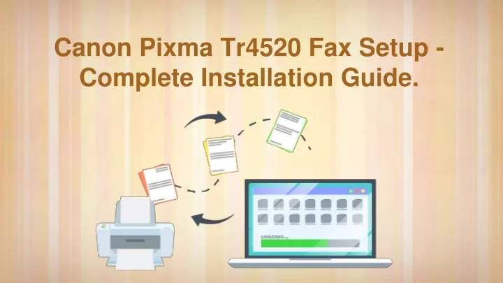 canon pixma tr4520 fax setup