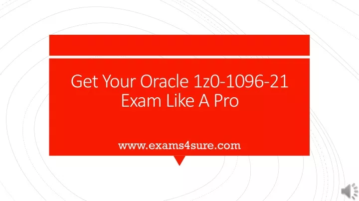 get your oracle 1z0 1096 21 exam like a pro