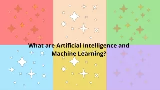 what are artificial intelligence and machine