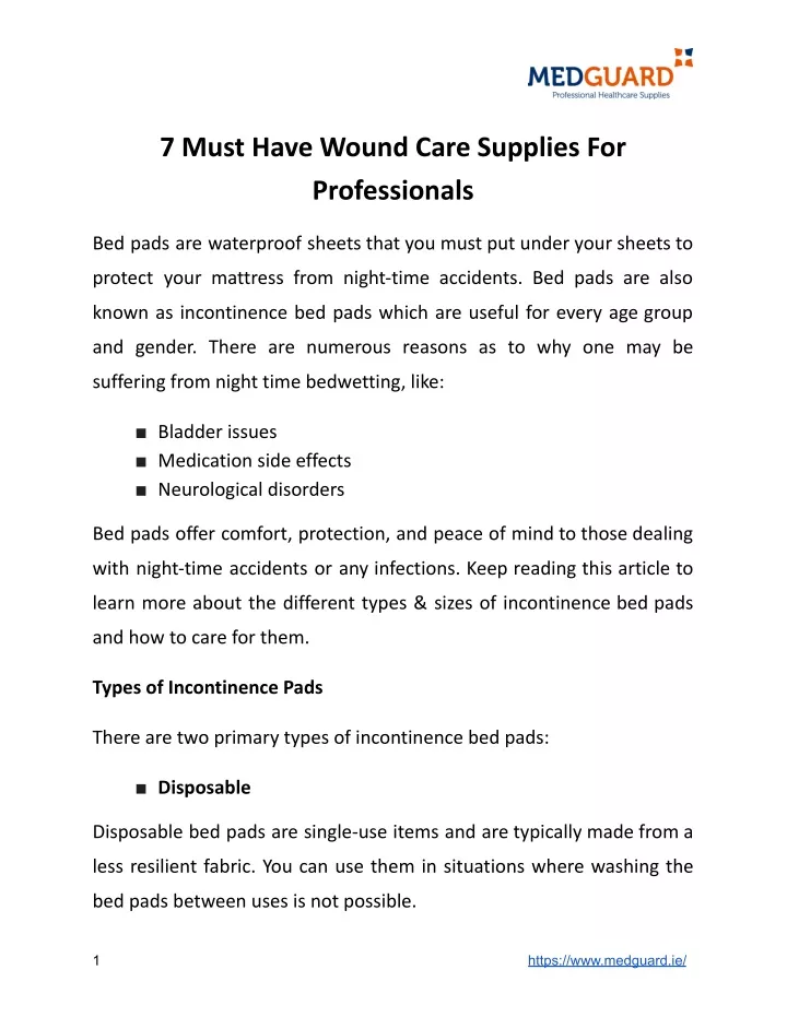 7 must have wound care supplies for professionals
