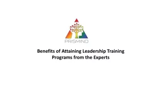 Benefits of Attaining Leadership Training Programs from the Experts