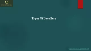 types of jewellery
