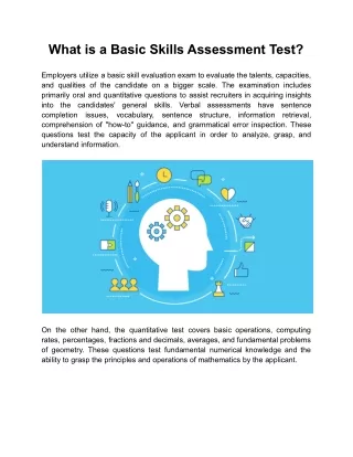 what is a basic skills assessment test