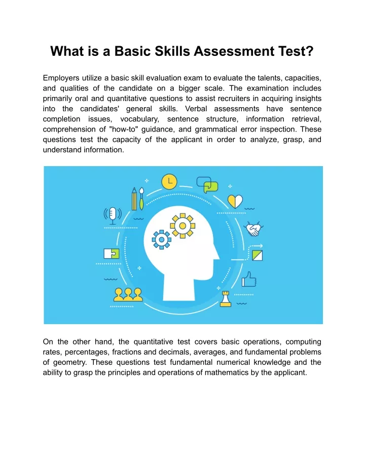 what is a basic skills assessment test