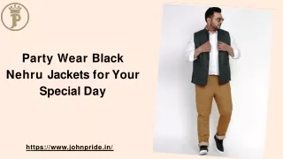 Black Nehru Jacket