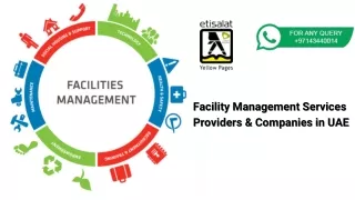 List of Facility Management Services Providers & Companies (1)