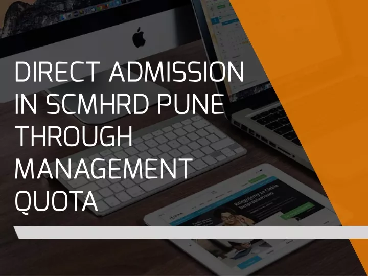 direct admission in scmhrd pune through