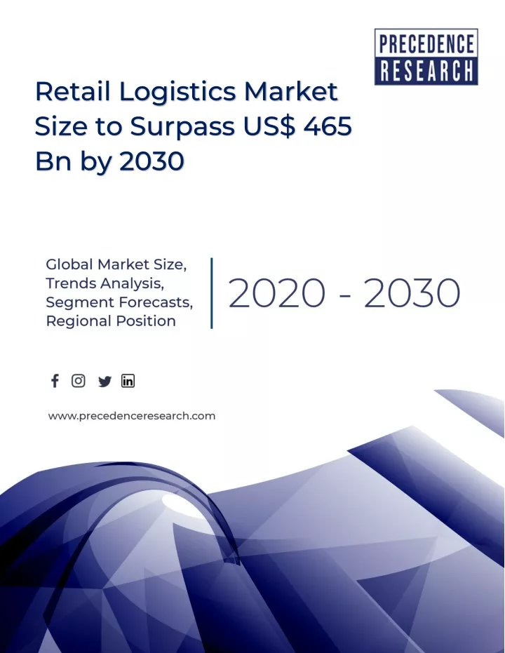 retail logistics market size to surpass