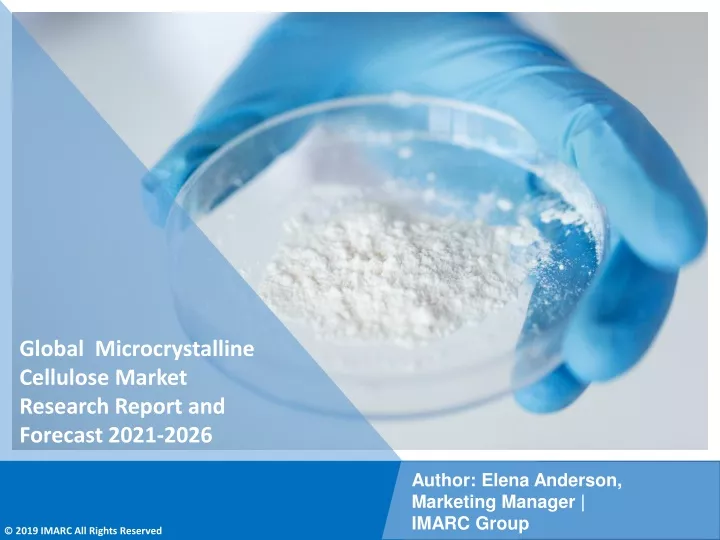 global microcrystalline cellulose market research