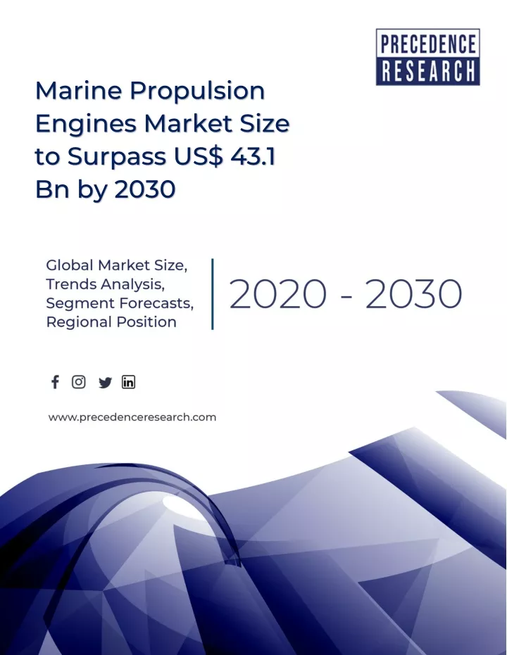 marine propulsion engines market size to surpass