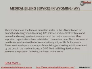 Medical Billing Services in Wyoming (WY)