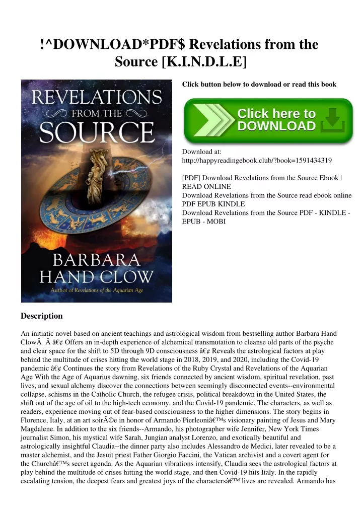 download pdf revelations from the source