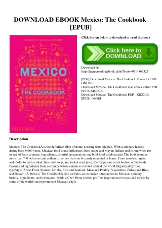 DOWNLOAD EBOOK Mexico The Cookbook [EPUB]