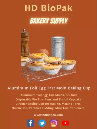 Aluminum Foil Egg Tart Mold Baking Cup