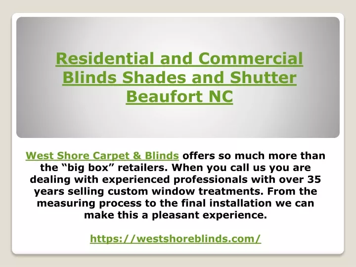 residential and commercial blinds shades