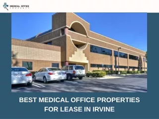 best medical office properties for lease in irvine