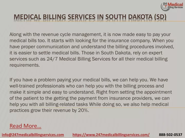 medical billing services in south dakota sd
