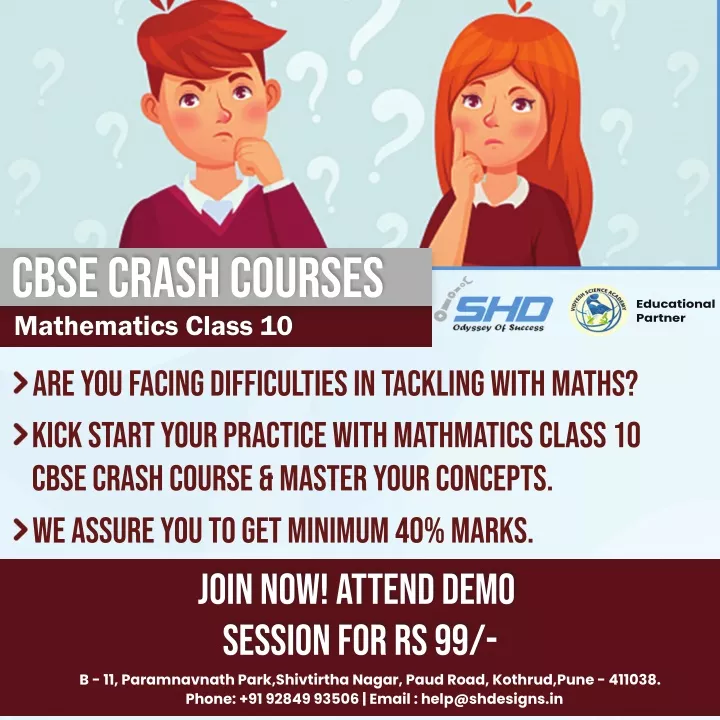 cbse crash courses mathematics class 10
