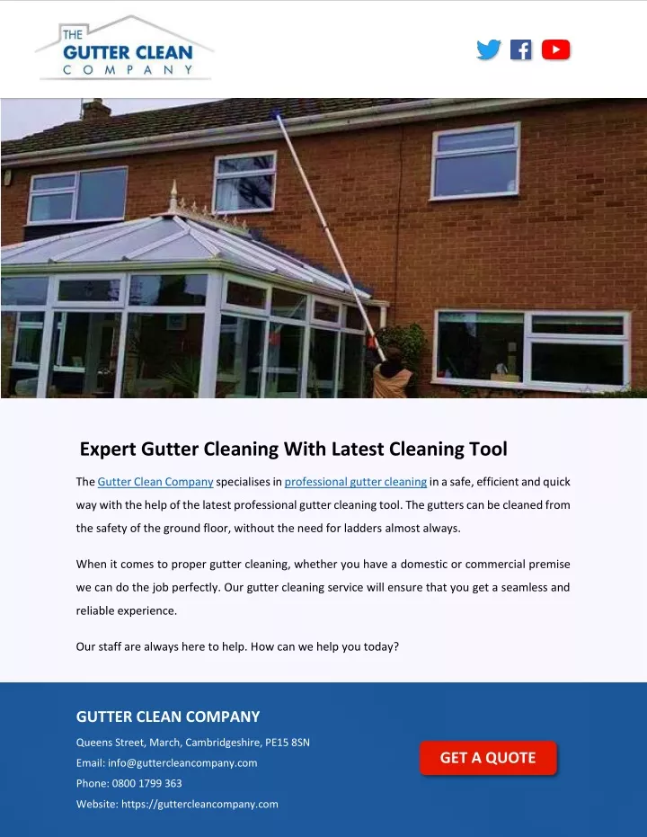 expert gutter cleaning with latest cleaning tool