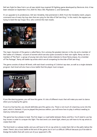 def jam fight for new york is an all new stylish
