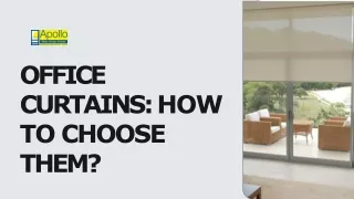 office curtains how to choose them