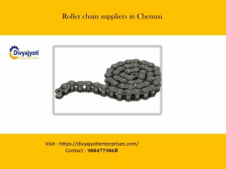 roller chain suppliers in chennai