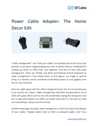 power cable adapter the home decor edit